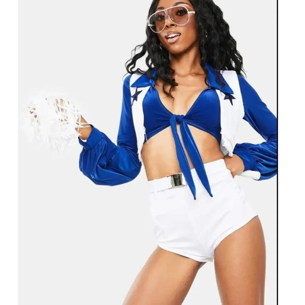 NEW Dallas Cowboy Cheerleader Costume Size Medium - Picture 3 of 7